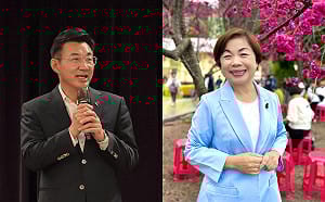 藍台中市長初選 蔣萬安力挺江啟臣 楊瓊瓔回應了