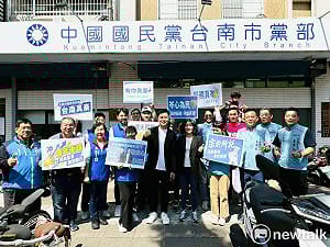 岑心為民，宗於所託！李中岑蔡宗豪聯袂登記參選   誓言擴大服務守護台南