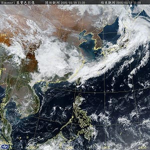 變天了！東北季風前緣抵達北台 鄭明典：鋒面雲系開始發展