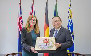 侯友宜出訪澳洲會晤布里斯本議長　受邀參與2027亞太城市高峰會