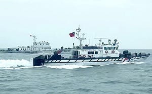 （影）一個禮拜來三次！中國海警「換湯不換藥」侵擾金門