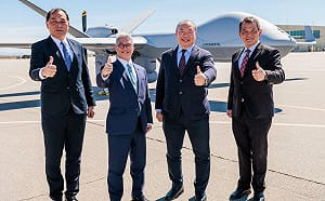 國防部副部長徐斯儉訪美見證F-16 BLK70首架驗收與MQ-9B首批交機