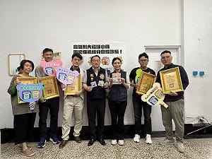 貓咪刑警出擊！  高雄刑大攜手咖啡廳打造「港都識詐」防禦網  