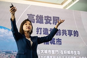 柯志恩首場政見登場　拋「13579幸福藍圖」搶攻高雄