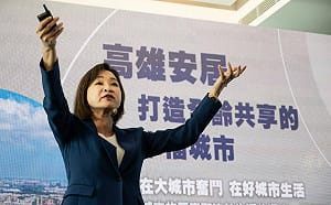 柯志恩首場政見登場　拋「13579幸福藍圖」搶攻高雄