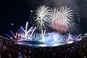 澎湖夏日花火大會驚喜聯名七龍珠  33場煙火秀空綻放夜空