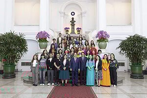 民進黨與新住民交流參訪總統府 賴清德：先來後到都是這片土地的主人 