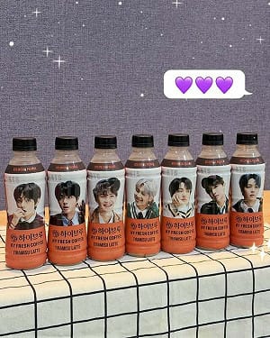 全家BTS聯名「HY咖啡」上市 任選3瓶最低77折