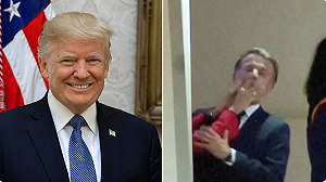 不滿法國不幫忙! 馬克宏遭碧姬打臉糗事遭重提  川普諷 :「妻子對他不好」