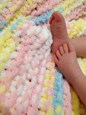 幕僚生小女兒  蕭美琴親勾毛線被：療癒