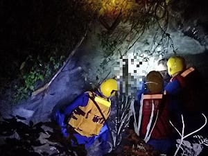 苗栗男巡山泉管路失聯  警消尋獲疑失足墜河道亡