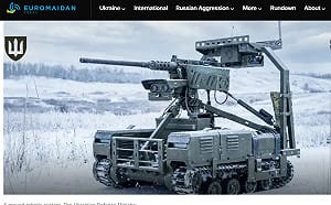 烏克蘭部隊使用機器人大幅成長　在前線執行作戰和後勤支援任務