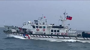 駁斥國台辦！海巡署：中國海警船去年穿越金門限制水域46次、進入東沙限制水域33次