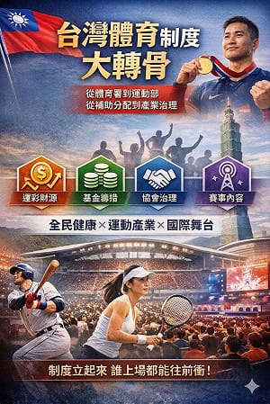 寫在鄭世忠辭職的深夜 何昱奇：不能請辭的是國家體育制度升級的責任