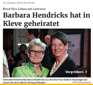 德同婚法通過  女部長與相戀20年女友結婚