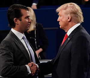 小唐納被爆想拿解除制裁換希拉蕊黑資料