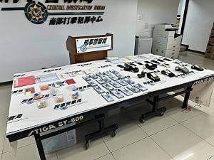 詐團勾結通訊行「刷卡換現金」　警破獲水房逮21人