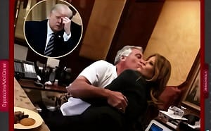 (影) 知道要被爆料？梅蘭妮亞突認寫信給艾普斯坦女友、說完不給問走人