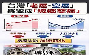 全台「老屋空屋」將形成「城鄉雙癌」？李同榮提「五大政策解方」