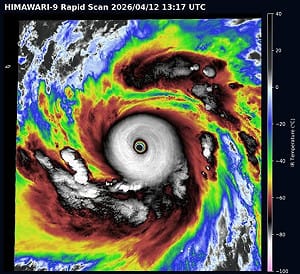 35年來最強4月颱！辛樂克颱風結構扎實  穩坐今年「風王」