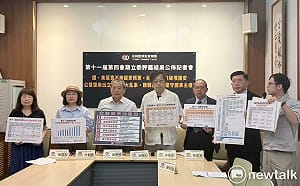 公督盟公布上會期立委評鑑結果  口頭質詢倒數十名都是在野黨