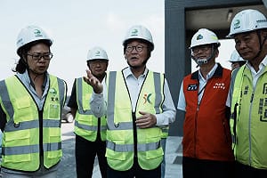 行政院動員全國防汛整備　陳金德視察台南學甲M幹線工程