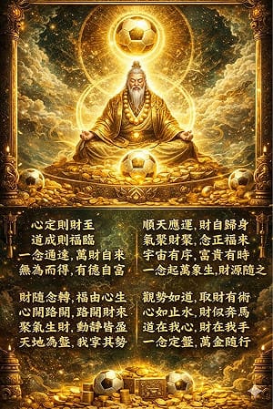 心定則財至！全國運彩公會理事長揭秘2026世足賽「道家心法」