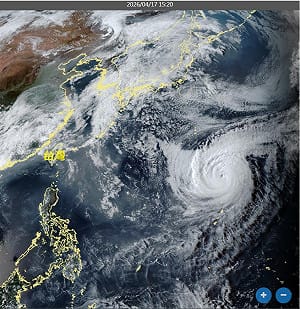 最強4月颱「辛樂克」體積大台灣好幾倍！震撼對比圖曝光