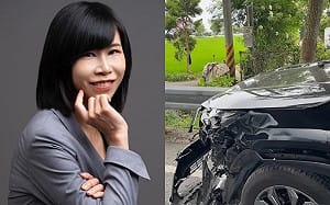 律師林沄蓁遭無照酒駕男超速撞擊！痛批：扣駕照根本沒用