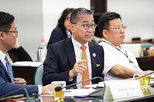 接見美智庫訪團 徐國勇：在野附和中國延宕預算錯失增強國防時機 