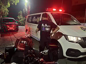 進香徒中突倒地 ！苑裡救護義消急救  張姓男子撐了8天仍宣告不治  