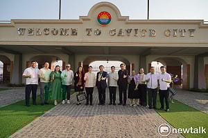 以最精簡時間做最精實交流  黃偉哲訪菲首站抵姊妹市加美地市