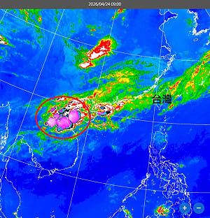 季風轉向訊號！中南半島「紫色雲團」再擴大  鄭明典：具指標意義
