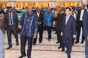 林佳龍率團出席史瓦帝尼慶典 與賴清德影片同場見證ICC開幕 