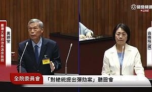 彈劾賴清德聽證會  翁曉玲再轟：賴想當「台版尹錫悅」