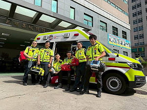 新竹縣警消接力搶救9月大女嬰！奇蹟甦醒大哭  救護人員：最美的聲音