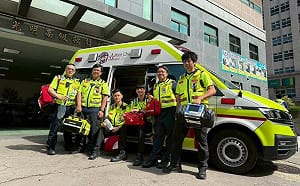 新竹縣警消接力搶救9月大女嬰！奇蹟甦醒大哭  救護人員：最美的聲音