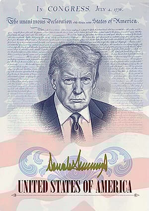 首例！美國務院宣布推出「America 250」限量版護照　川普肖像＋獨立宣言