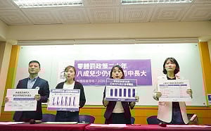 台灣前進揭「2026 台灣體罰調查報告」  「零體罰」20周年卻仍有8成青少年挨打  