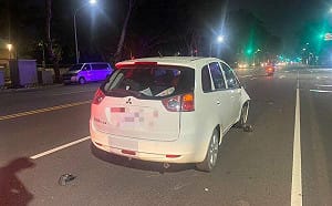 一家三口左營軍校路遇死劫     丈母娘與女婿遭車撞傷重不治