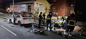彰化轎車連撞汽機車　釀2死2傷