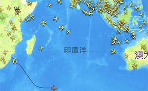 賴清德返台航線「東向大繞行」避敏感空域　王義川曝航跡：孤單但值得
