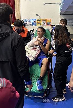 名古屋亞運國手甘家葳　全大運右肩脫臼痛苦退賽