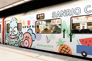 沉浸式三麗鷗之旅！台鐵「最萌列車」增停花蓮壽豐站