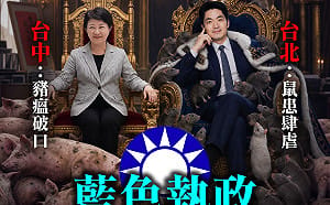 用「鼠豬」冠上姓氏罵人  民進黨：蔣鼠盧豬，漏洞百出