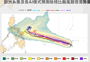 (影)輕颱「哈格比」下週北轉！路徑預測朝沖繩前進 最新動向曝光