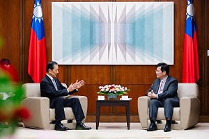 訪台會林佳龍！日台交協會長：高市早苗強調台海和平持續為台發聲