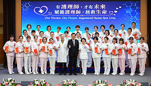 台中榮總慶祝2026國際護師節 嚴德發：全面加薪與AI智慧轉型  共創友善職場