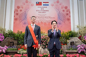 賴清德頒授采玉大勳章 貝尼亞：巴拉圭會繼續做台灣最堅實的盟友 