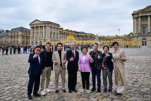 韓國瑜率團訪法  參訪凡爾賽宮 